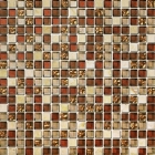 Мозаика 30х30, (1х1) Alttoglass OLIMPIA S3307 (бежево-коричневая)