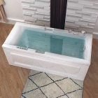 Прямокутна гідромасажна ванна із врізним змішувачем Triton Олександрія 150