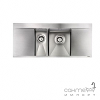 Кухонна мийка з півтори чаші з двома сушками CM SPA Prestige 12707 нержавіюча сталь сатин