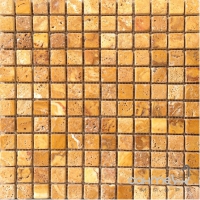 Мозаика 30,5x30,5 (1,5x1,5) Veromar YELLOW TRV.POLISHED RM-15-02 (желтая)