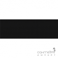 Настінна плитка 25X75 Opoczno PRET-A-PORTER BLACK TEXTILE (чорна)