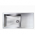 Кухонна мийка з сушкою  CM SPA Punto 10906 нержавіюча сталь сатин