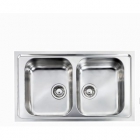 Кухонна мийка на дві чаші CM SPA Como 101Х4 нержавіюча сталь