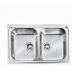 Кухонна мийка на дві чаші CM SPA Filo Slim 11202 нержавіюча сталь