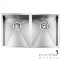 Кухонна мийка на дві чаші CM SPA Filoquadra 119Х9 нержавіюча сталь
