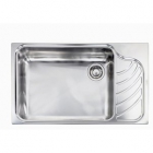 Кухонна мийка з сушкою CM SPA Eureka 11753 нержавіюча сталь сатин, ліва