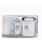 Кухонна мийка на півтори чаші з сушкою  CM SPA Matico 11641 нержавіюча сталь сатин, права