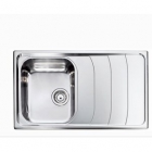 Кухонна мийка з сушкою CM SPA Battigia 10743 нержавіюча сталь сатин, ліва