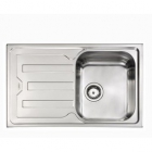 Кухонна мийка з сушкою CM SPA Cristal 10011 нержавіюча сталь сатин, права