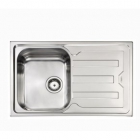 Кухонна мийка з сушкою CM SPA Cristal 10013 нержавіюча сталь сатин, ліва