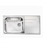 Кухонная мойка с сушкой CM SPA Como 10146 нержавеющая сталь сатин, левая