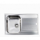 Кухонна мийка з сушкою  CM SPA Filo Slim 11201 нержавіюча сталь сатин, ліва