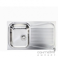 Кухонна мийка з сушкою CM SPA Matico 11643 нержавіюча сталь сатин, ліва