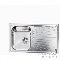 Кухонна мийка з сушкою CM SPA Cometa 11443 нержавіюча сталь сатин, ліва