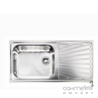 Кухонна мийка з сушкою CM SPA Cometa 11446 нержавіюча сталь сатин, ліва