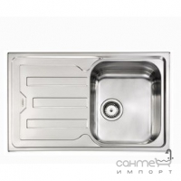 Кухонна мийка з сушкою CM SPA Cristal 10013 нержавіюча сталь сатин, права