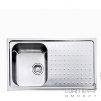 Кухонна мийка з сушкою CM SPA Punto Plus 11113 нержавіюча сталь сатин, ліва