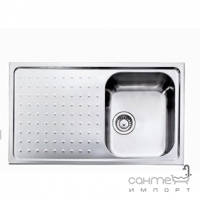 Кухонна мийка з сушкою CM SPA Punto Plus 11113 нержавіюча сталь сатин, права