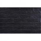 Фасадна плитка 245x65 CERRAD ELEWACJA Nero 9713 (чорна, структурна)