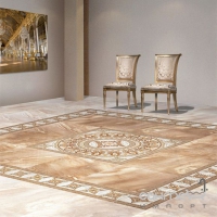 Плитка для підлоги, декор 22x22 Absolut Keramika Legend Tabaco Esquinera