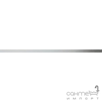 Бордюр металлический Atlas Concorde Cementi Lems Metal Satin Listello 1x45