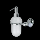 Дозатор для жидкого мыла стеклянный настенный Bagno & Associati Folie FS 127 в цвете