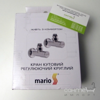 Кран для полотецесушителя Mario удлинённый хром 4820111353224