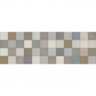 Настінна плитка під мозаїку 25x75 Porcelanite Dos 7513 Gris Relieve (сіра)