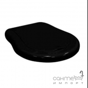 Сидіння чорне soft-close дюропласт Kerasan Retro 108x04