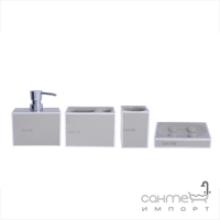 Набір аксесуарів для ванної кімнати AWD Interior Felino пластмаса
