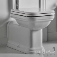 Сидіння біле Soft-close поліестер Kerasan Waldorf 418x01