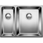 Кухонная мойка на полторы чаши Blanco Andano 340/180-ХХ 5183ХХ правая, зеркальная нержавеющая сталь