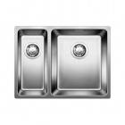 Кухонная мойка на полторы чаши Blanco Andano 340/180-U 51831Х правая, зеркальная нержавеющая сталь