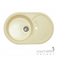 Гранітна кухонна мийка з сушкою Granitika Oval O785020 кольори в асортименті