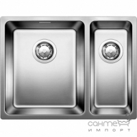 Кухонна мийка на півтори чаші Blanco Andano 340/180-ХХ 5183ХХ ліва, дзеркальна нержавіюча сталь