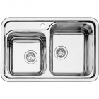 Кухонная мойка на полторы чаши Blanco Classic 8-IF 514641 зеркальная нержавеющая сталь
