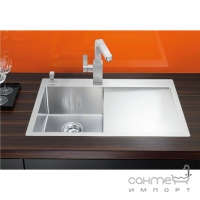 Кухонна мийка з сушкою  Blanco Claron 4S-IF/А 513998 дзеркальна нержавіюча сталь, ліва