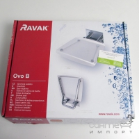 Сидение для ванной комнаты Ravak Ovo B clear B8F0000015