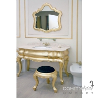 Стульчик (табурет) для ванной комнаты Godi DZ-6 (золото)