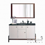 Комплект меблів для ванної кімнати Godi US-11 білий/коричневий