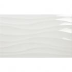 Настенная плитка 33х55 Geotiles SKY-CUBIC SKY BLANCO (белая, волны)