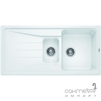 Гранітна кухонна мийка на півтори чаші з сушкою  Blanco Sona 6S Silgranit 5ХХХХХ кольори в асортименті