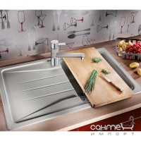Гранитная кухонная мойка с сушкой Blanco Sona XL 6S Silgranit 5ХХХХХ цвета в ассортименте