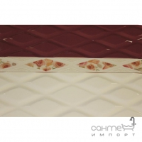 Настенная плитка, декор 20X50 Lotus Ceramica Thyra Romantic Dcor Crema (3 шт.)