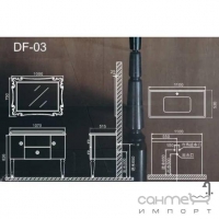 Комплект меблів для ванної кімнати ADMC DF-03