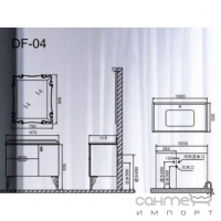 Комплект меблів для ванної кімнати ADMC DF-04