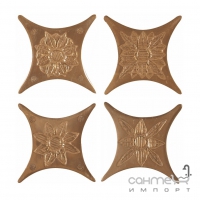 Плитка напольная декор AZULEV CUENCA Estrella Charme Bronze
