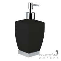 Дозатор жидкого мыла настольный керамический чёрный матовый Bugnatese Vintage 30805N в цвете