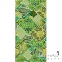 Настінна плитка, декор 250x500 Берема Кераміка Симфонія Зелений