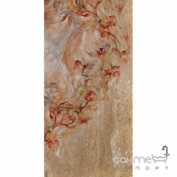 Настенная плитка, декор 250x500 Береза Керамика Флоренция Коричневый Панно 4